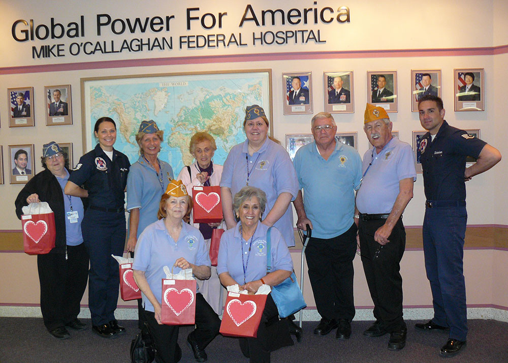 CWV members volunteer at VA facilities, providing companionship, transportation, and donations.
